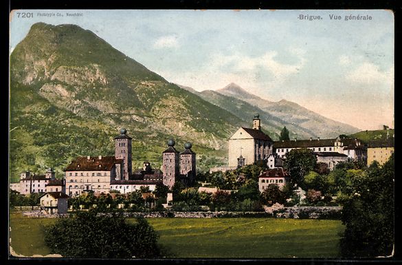 Cartoline postali: AK Brigue, Vue générale – Usato da Berlin venduto da bartko-reher