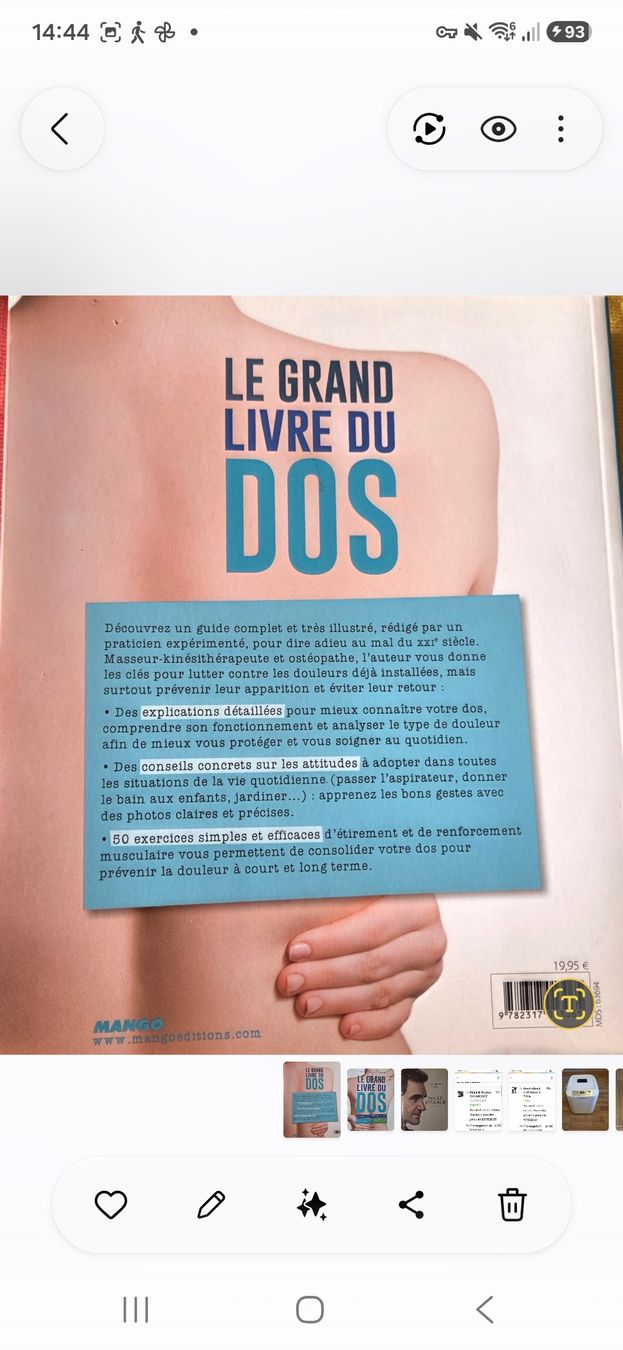 Libri: Le grand livre du dos – Nuovo e nell'imballaggio originale da Murten venduto da cer_cr9z 1
