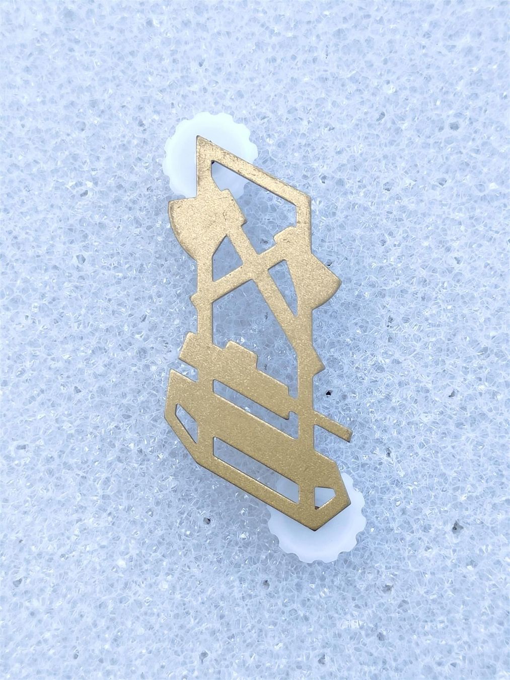 Plaketten & Abzeichen: Metallabzeichen  Panzersappeur V2 – Gebraucht aus Bauma von SwissMilitaria