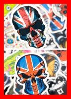 Stickerbomb Totenkopf Skull Schädel Stickerbomb Stickerset
