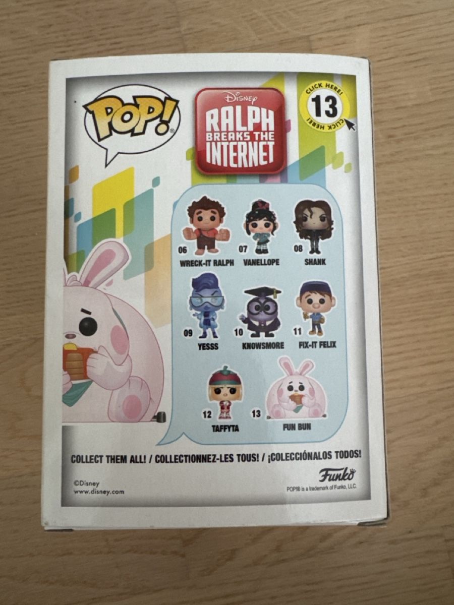 Funko Figuren: Funko Pop Ralph breaks the Internet Fun Bun – Neu und originalverpackt aus Bülach von sim_q88w 2