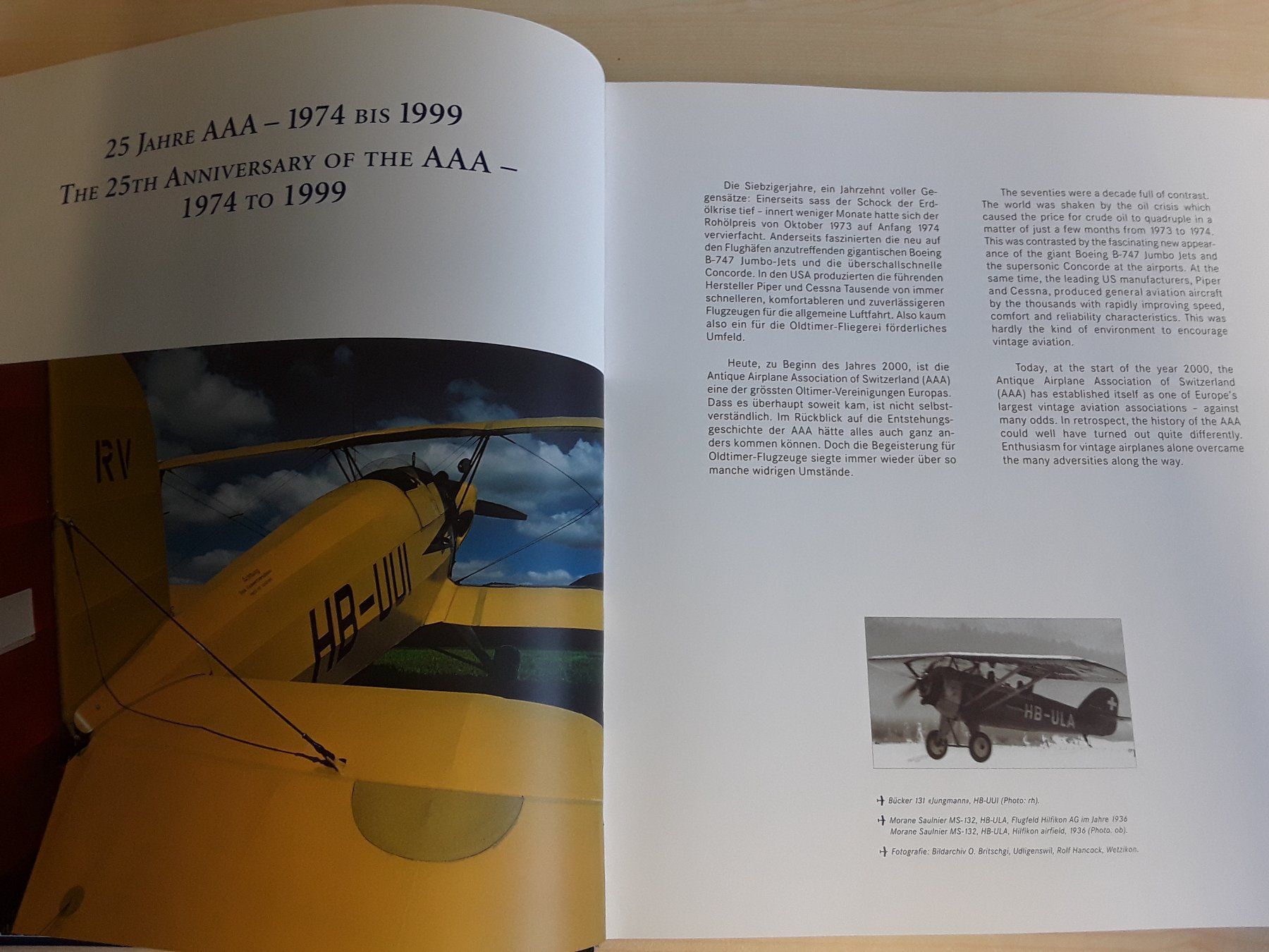 Bücher: Antique Airplane Association of Switzerland _ 25 Jahre Jubi – Gebraucht aus Uerikon von Airport68 2
