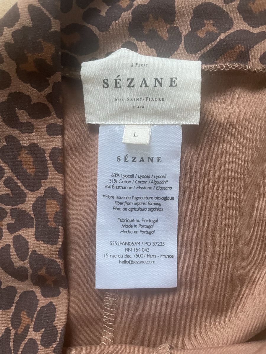 Sezane Pantaloni: Sezane Hose mit Leo-Muster, Gr. L – Nuovo (secondo la descrizione) da Zürich venduto da Niviki 1