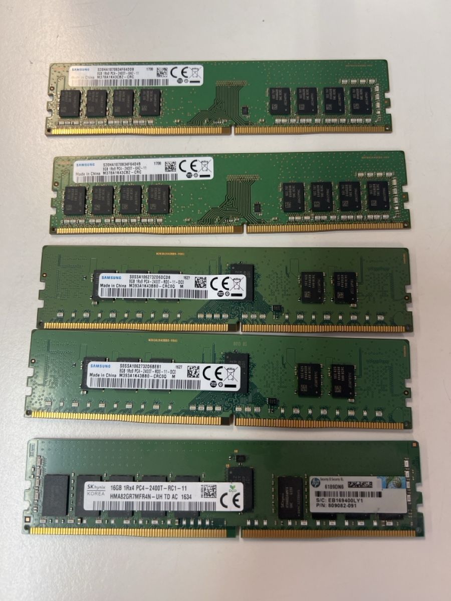 Samsung Memoria / RAM: 48 GB DDR4 RAM Set, 5 Module, 2x UDIMM + 3x RDIMM – Usato da Zürich venduto da d3lyn 1