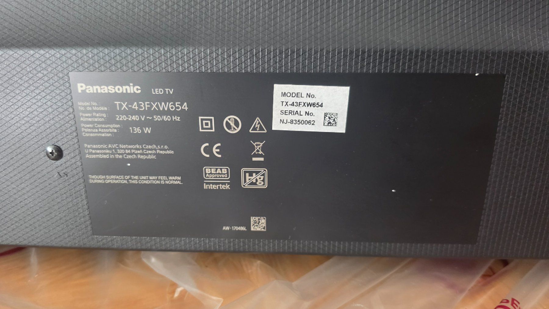 Televisori: Téléviseur Panasonic 43" 4K UHD – Usato da Cologny venduto da Maxime1223 3