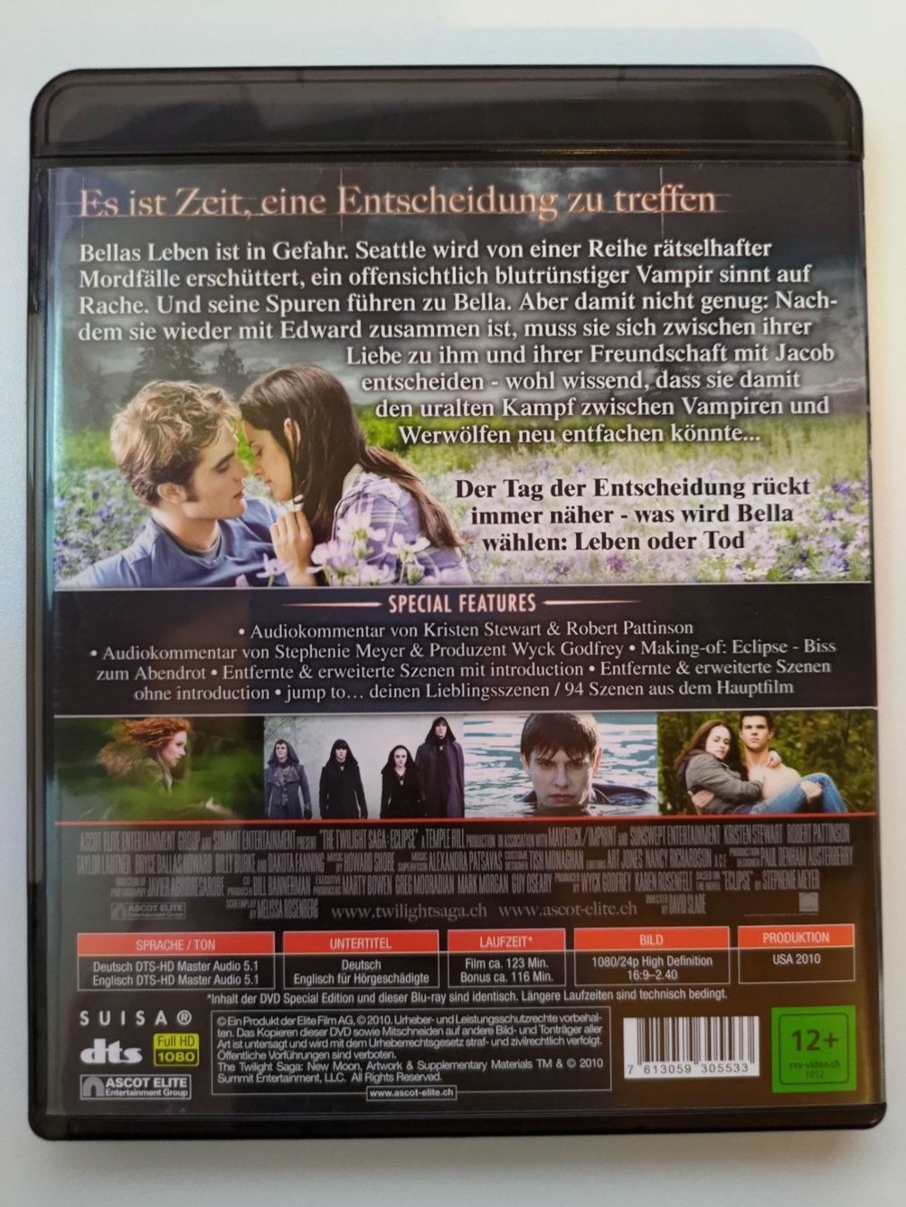 Tutti i DVDs: The Twilight Saga Eclipse - Biss zum Abendrot – Usato da Liestal venduto da Kratzilla 2