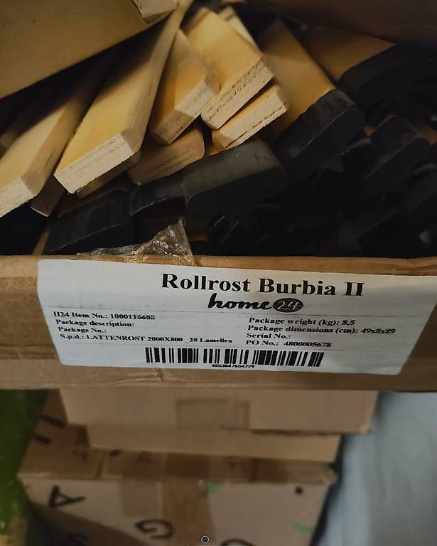 Letti: Bettgestell 160 x 200 cm mit Rollrost – Usato da Basel venduto da Sita77 2