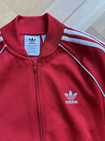 Veste Adidas Jumper Rouge Homme Taille M État : Comme Neuf