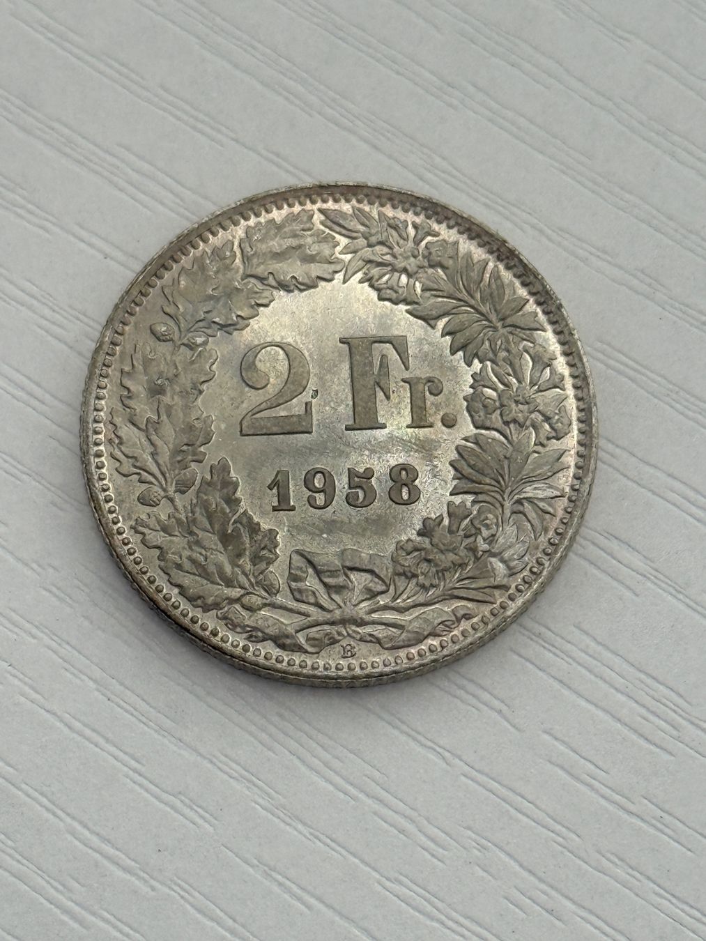 Tutti le monete: 2 Franken 1958  Stempelglanz – Nuovo (secondo la descrizione) da Wallisellen venduto da SWISS_SILVER1 1