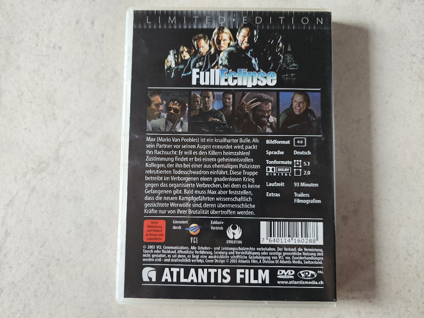 Alle DVDs: Full Eclipse  -  Limited Edition / Rar. – Gebraucht aus Schneisingen von backstore24 1
