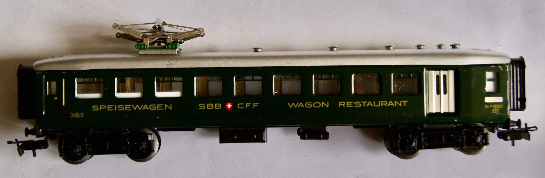 Märklin Modellini di ferrovie: wagon Marklin 348/2, 4016, SBB CFF de 1952 – Usato da Morrens VD venduto da alain50