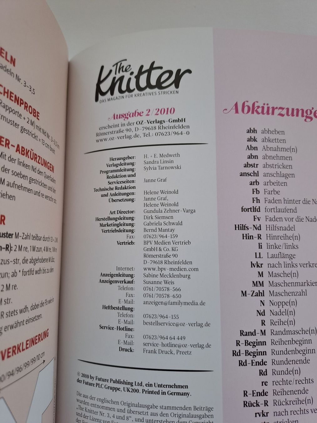 Zeitschriften & Magazine: Strickheft The knitter Ausgabe 2 / 2010 Strickdesign – Gebraucht aus Glashütten von Schwebefisch 7