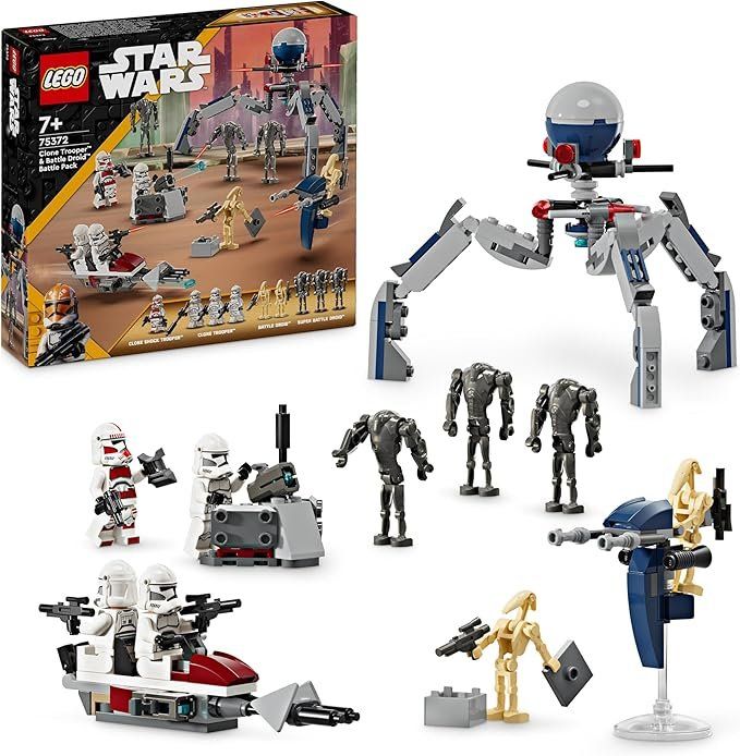 Star Wars Kit di costruzioni: Lego Star Wars 75372 Clone Trooper &Battle Droid Battle Pack – Nuovo e nell'imballaggio originale da Oensingen venduto da CSCollectors 1