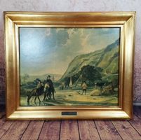 Hand-Painted Reproduction: "Deux Cavaliers" Albert Cuyp
