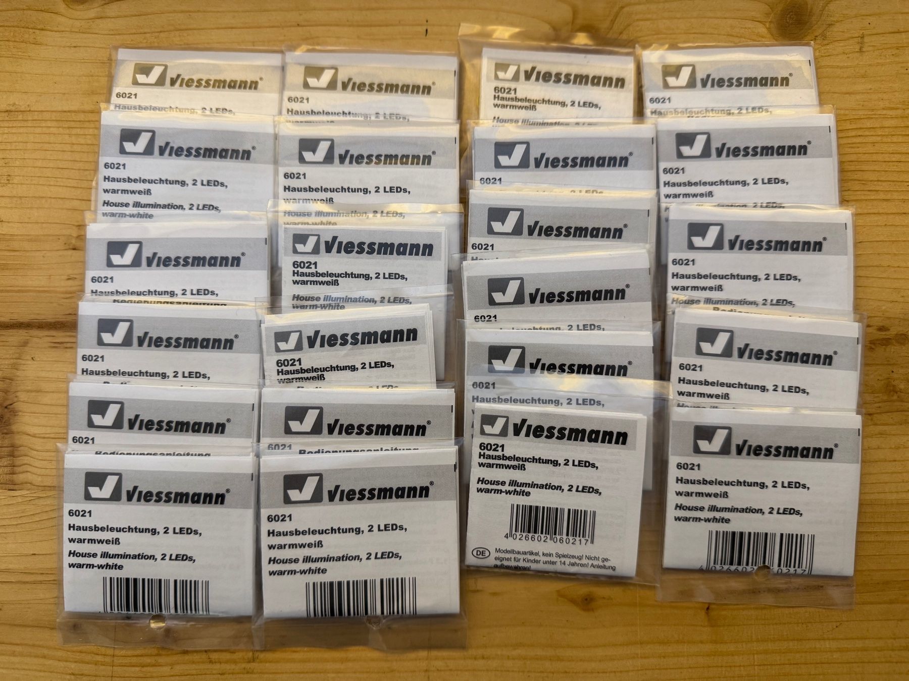 Viessmann Modellini di ferrovie: Viessmann Hausbeleuchtung 2 LEDs – Usato da Klarsreuti venduto da Sbirolipiero