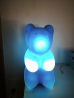 Kinderlampe Gummibär blau LED Leuchte guter Zustand