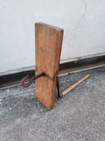 Altes Seilmacher Werkzeug, Seilerspindel, Seilflechthaken, A