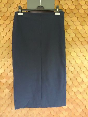 Maxi-Rock dunkelblau von Lauren Vidal Gr. M - M240852