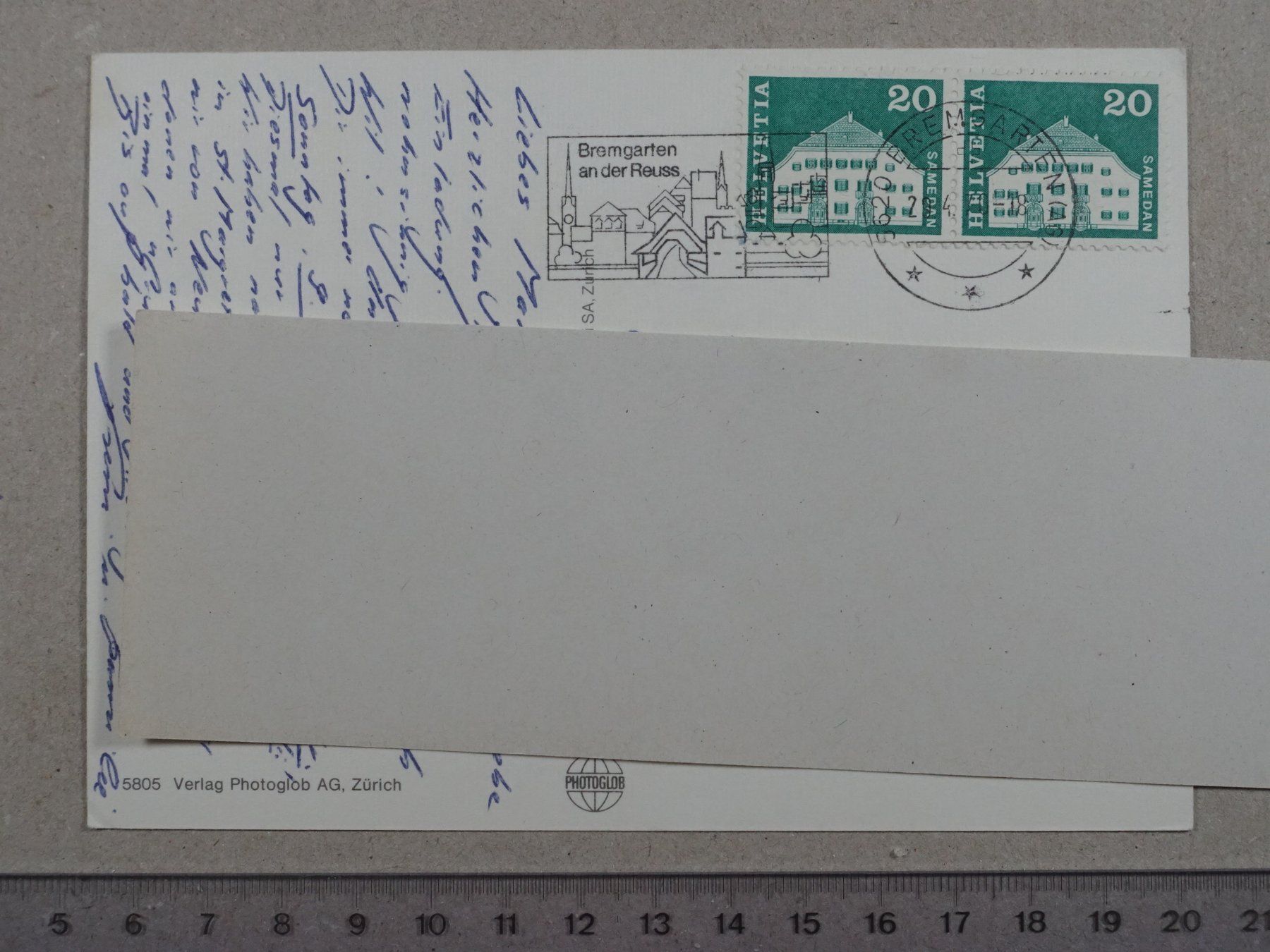 Cartoline postali: Stein am Rhein, 1970 – Usato da Lenzburg venduto da fh1 1