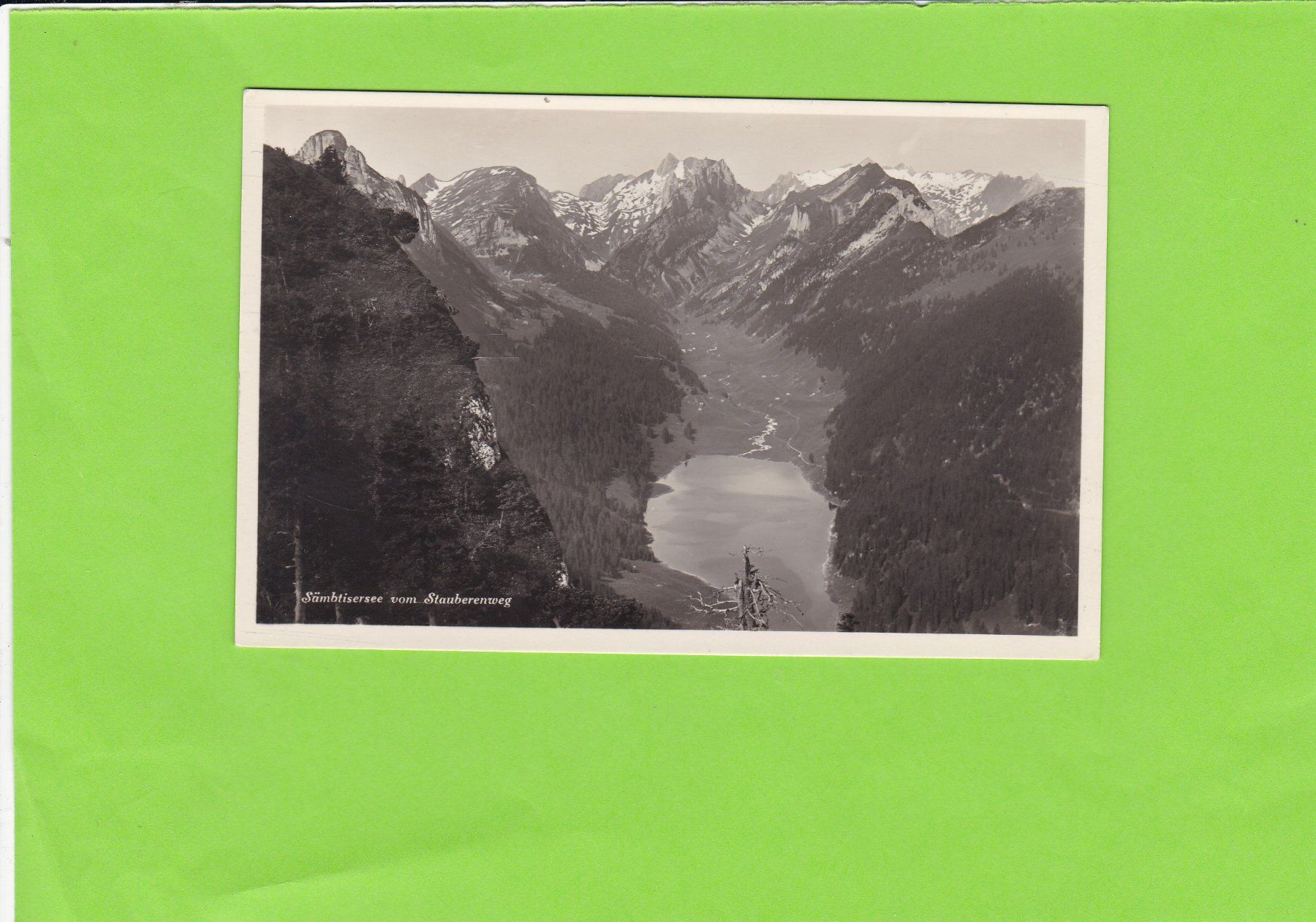 Cartoline postali: Sämtisersee vom Stauberenweg – Usato da St. Peterzell venduto da neckertal