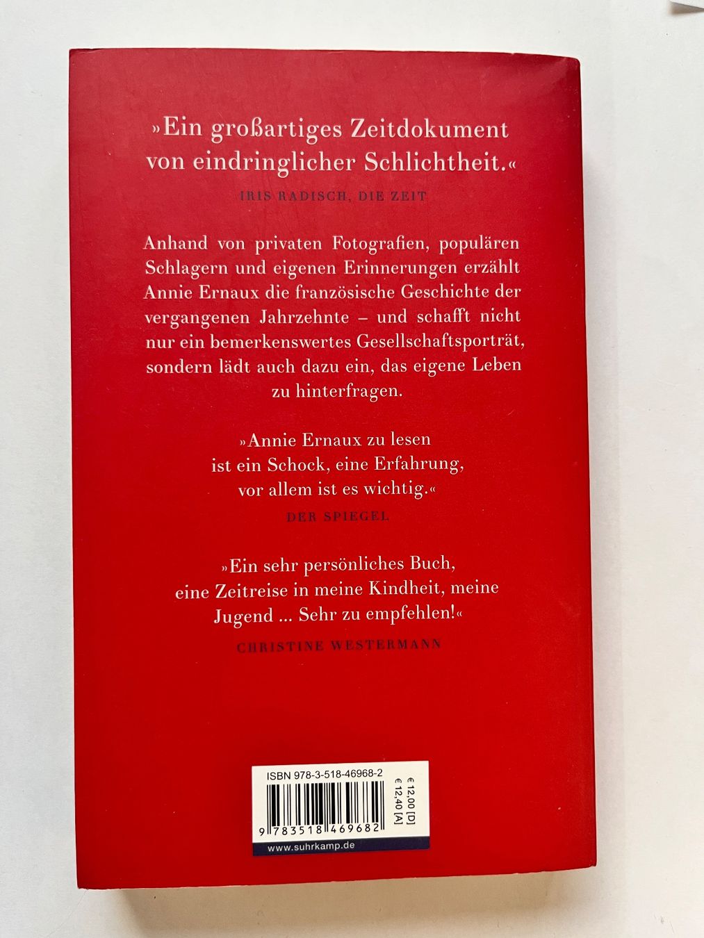 Libri: Annie Ernaux - Die Jahre – Usato da Herrliberg venduto da oiaaa 1