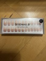 DOONAILS Soft Gel Press Ons Baby Boomer Short Square