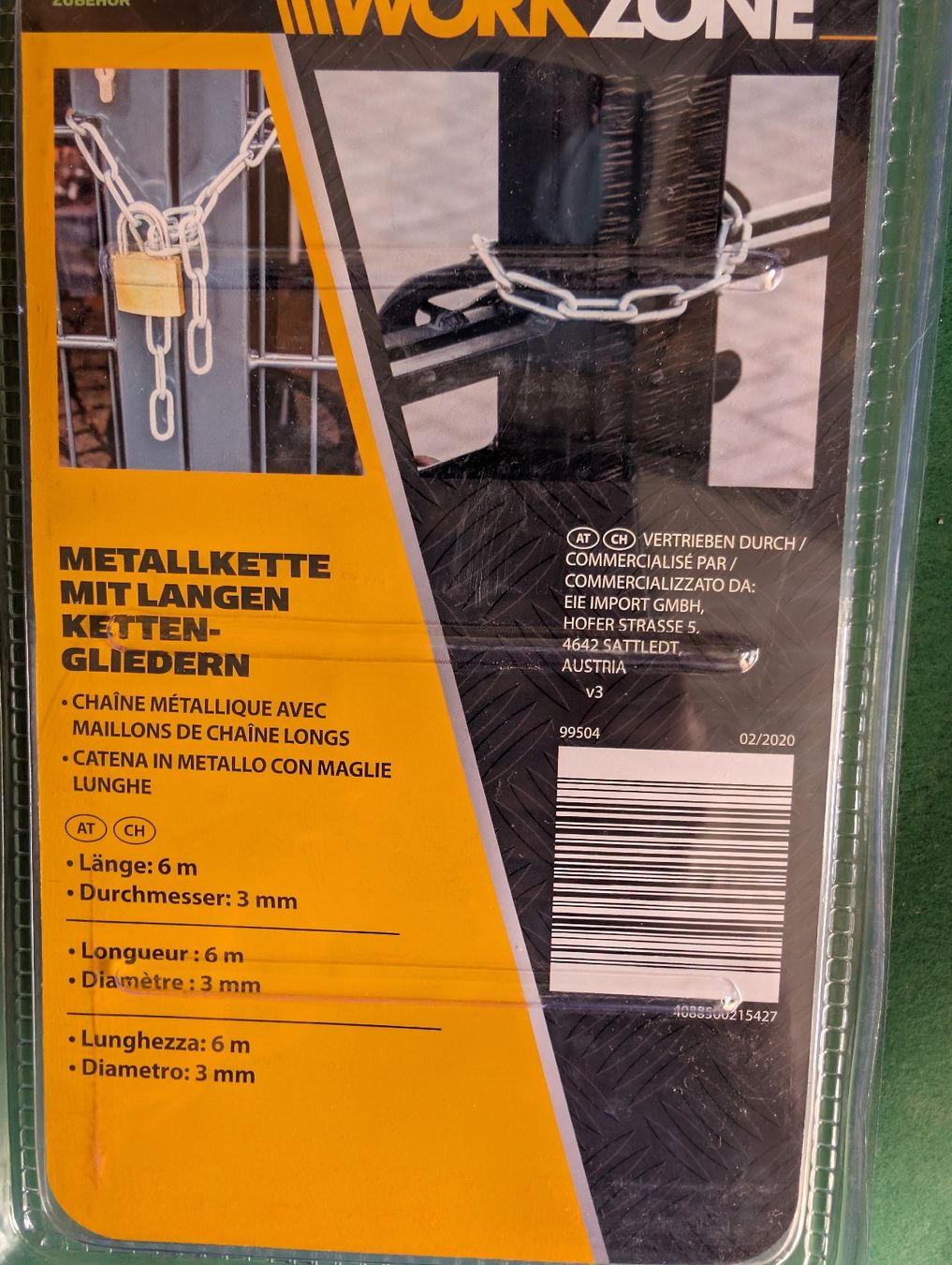 Alle Werkzeuge: Absperr Metall Kette 6 m NEU – Neu und originalverpackt aus Bern von berneroberlaenderin 2