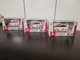 Fiat 500 abarth 1/43 3 pcs