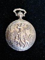 Montre de poche mécanique vintage Swiss Made - Chasse