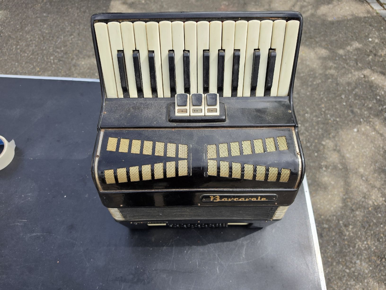 Instruments de musique: Akkordeon "Barcarole Studiosus", Vintage, – D'occasion à Mettlen par elios0888 8