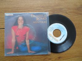 Daniela Romo - Mentiras Single Schallplatte Vinyl Rarität!