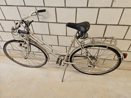 Damenvelo Velo Silber mit Gangschaltung