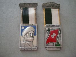 2 Abzeichen Schützen - Vereinigte Köniz / 1949 / 1952
