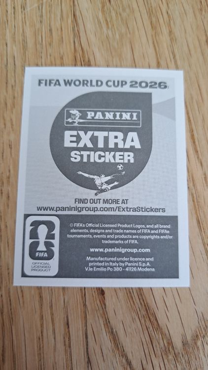 Panini WM 2026 Extra Sticker Lamine Yamal Sticker Silber (Neu (gemäss ...