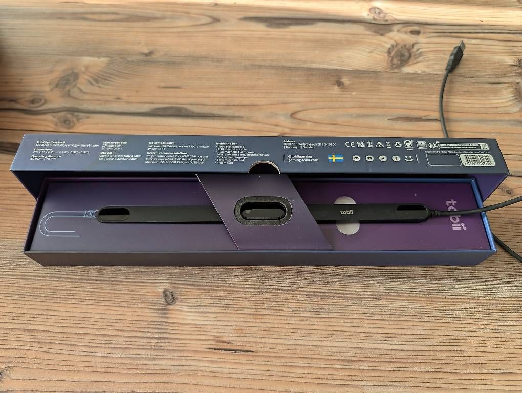 Webcams: Tobii Eye Tracker 5 – D'occasion à Bonau par Patrick_L. 1