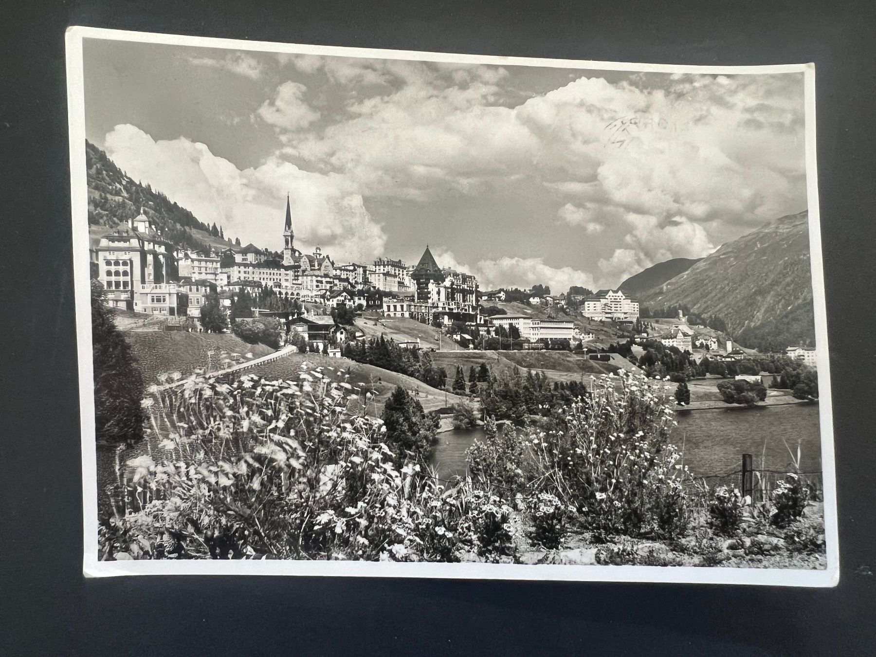 Cartoline postali: Ansichtskarte St. Moritz  1958  (M151) – Usato da Hinwil venduto da Sidi4