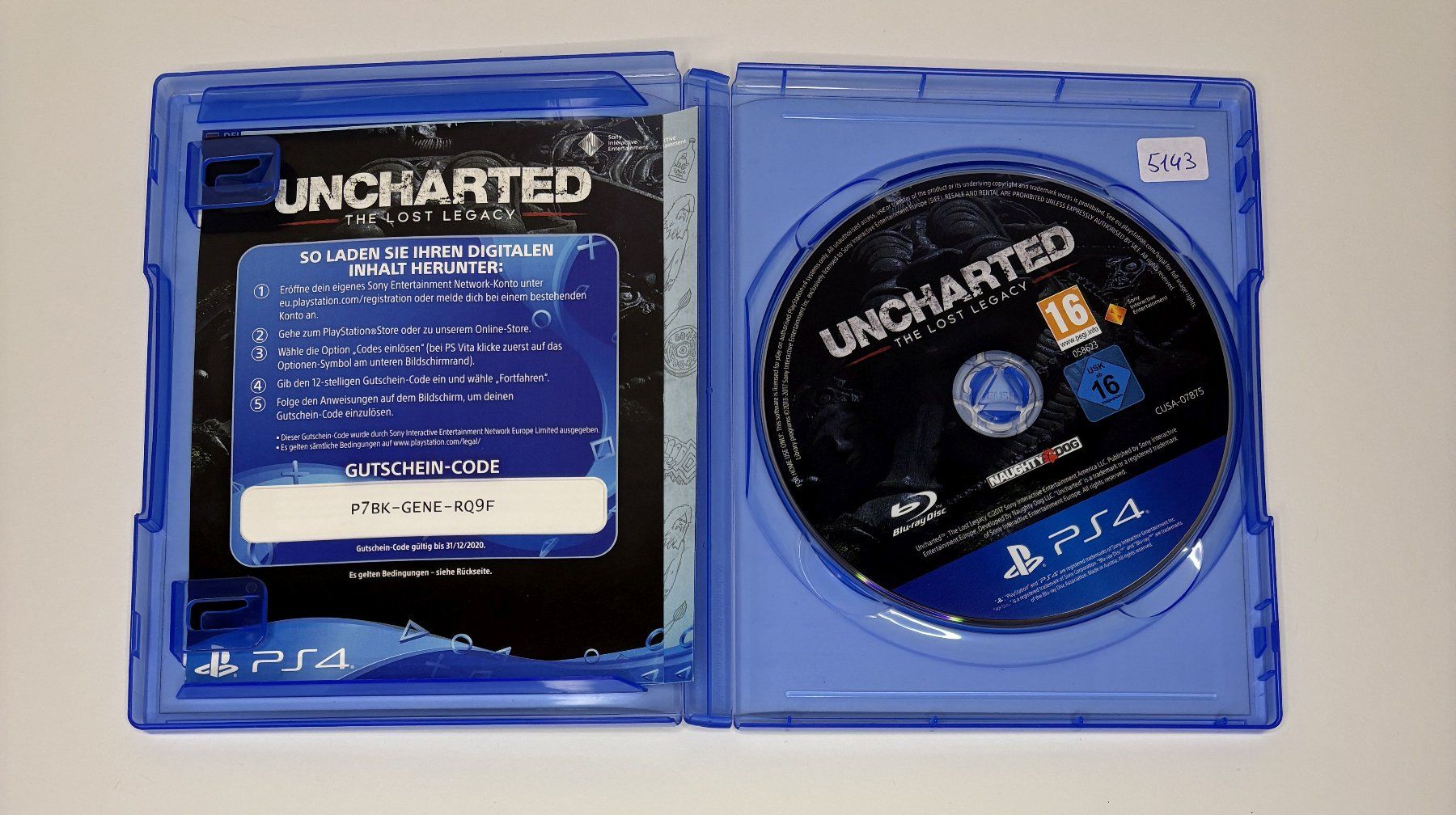 Giochi: PS4 - Uncharted: The Lost Legacy – Usato da Allschwil venduto da Bullach 1