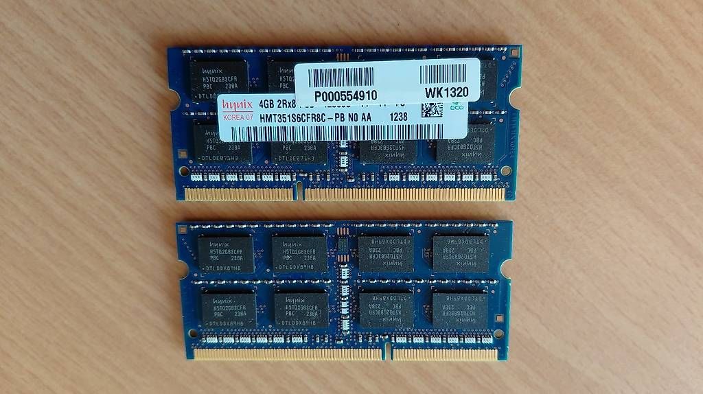Memoria / RAM: 8 GB RAM für Notebook – Usato da Steckborn venduto da crimle