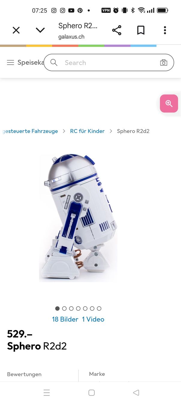 Star Wars Figurines: Star Wars R2-D2 Figur Robot sphero  – D'occasion à Bürglen TG par rehaso2214 4