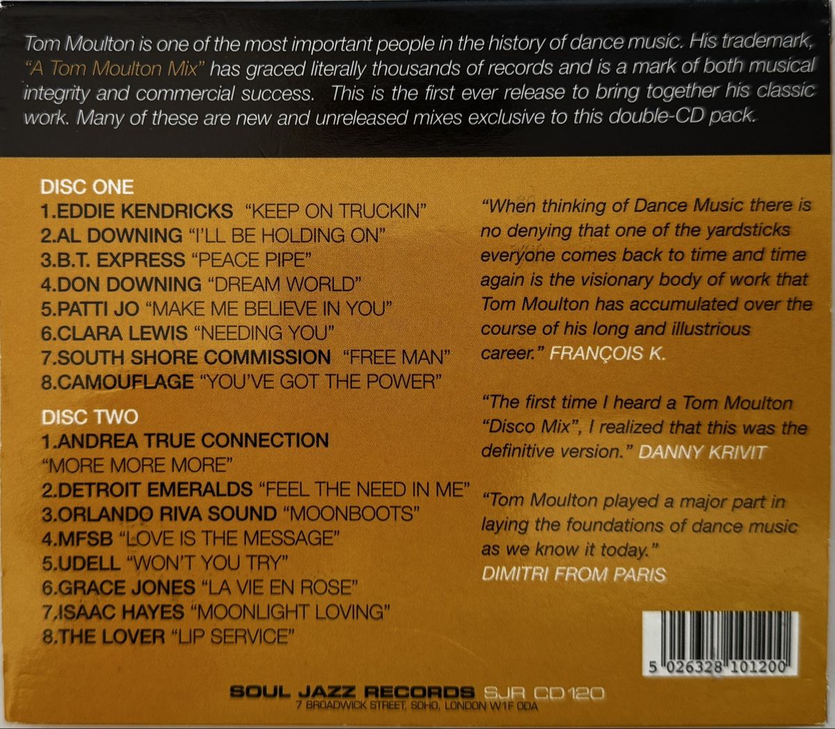 CD: 2CD Tom Moulton - A Tom Moulton Mix – Nuovo (secondo la descrizione) da Zürich venduto da tomakomai 2