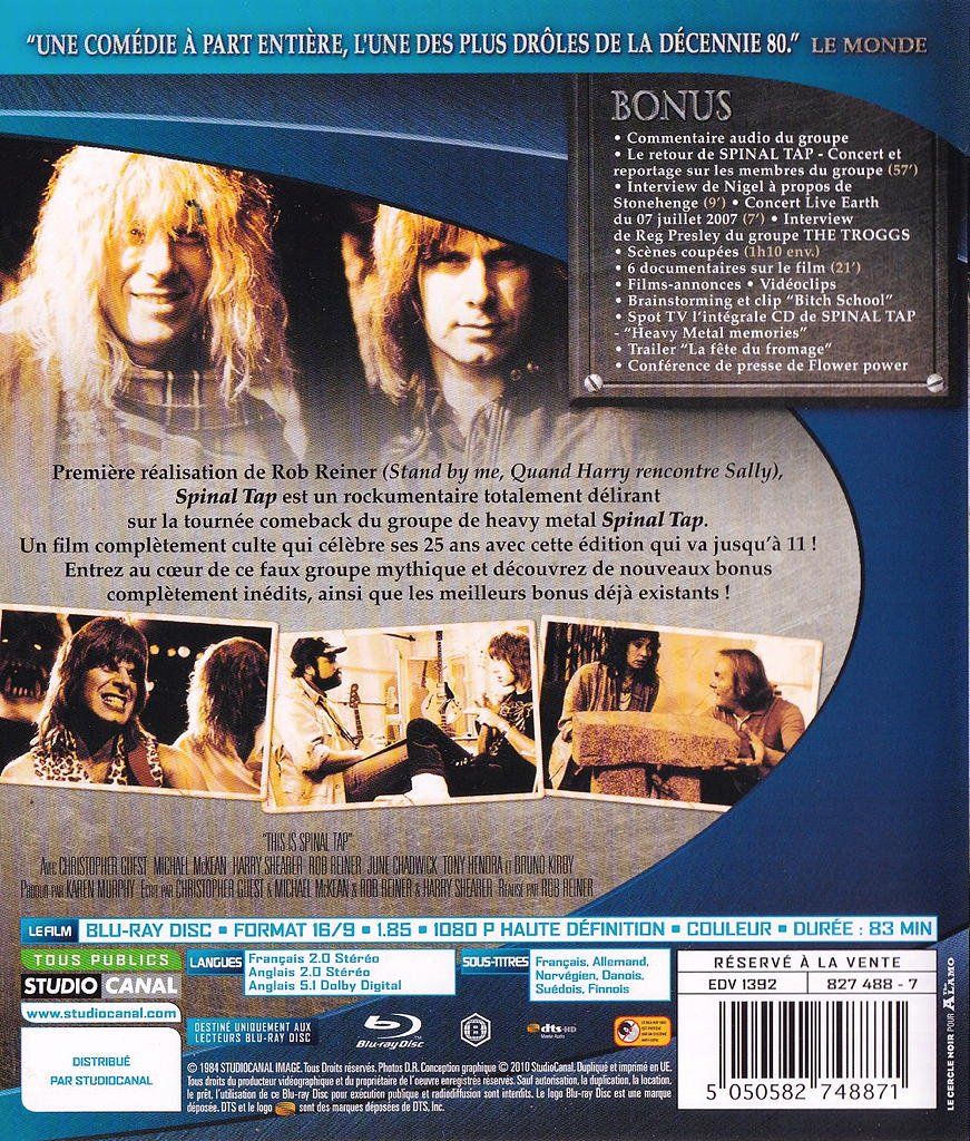 Alle DVDs: This Is Spinal tap [Blu-ray] – Neu und originalverpackt aus Bitsch von Melando 1