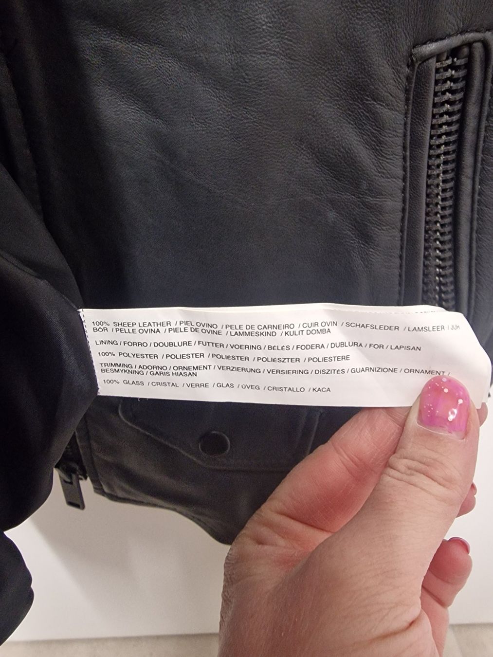 Mango Giacche: Mango Lederjacke, schwarz, Gr. M – Usato da Chur venduto da RICPE99 3
