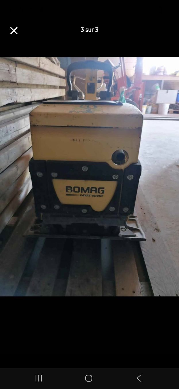 Bomag Alle Maschinen: plaque vibrante Bomag  – Gebraucht aus Vicques von y_tom 2