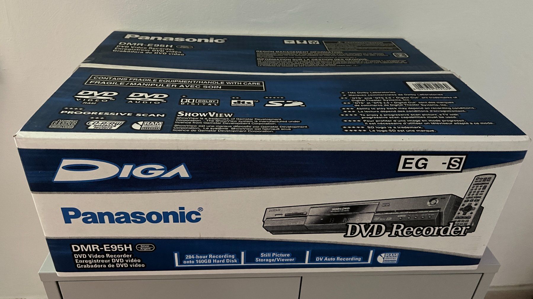 Panasonic Multimediaplayer & Streamer: Panasonic HDD&DVD Recorder DMR-E95HEG mit SC Card / PC Card – Gebraucht aus Ottenbach von  5