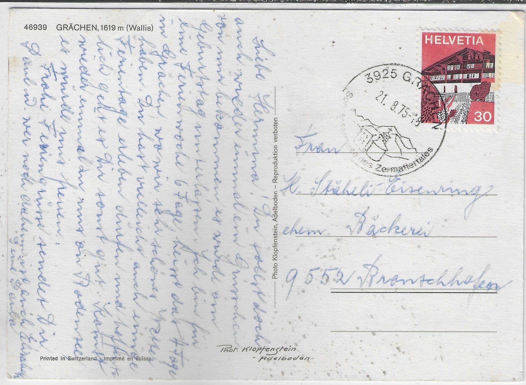Cartes postales: Grächen - Multiview – D'occasion à Ettingen par Kartenplanet 1