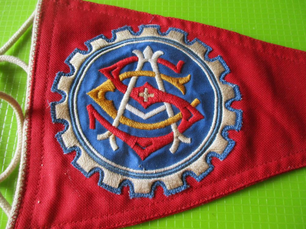 Fahnen: ACS / Schweiz   WIMPEL  ca. 24 cm – Gebraucht aus Ottikon Gossau ZH von hokuspokus 2