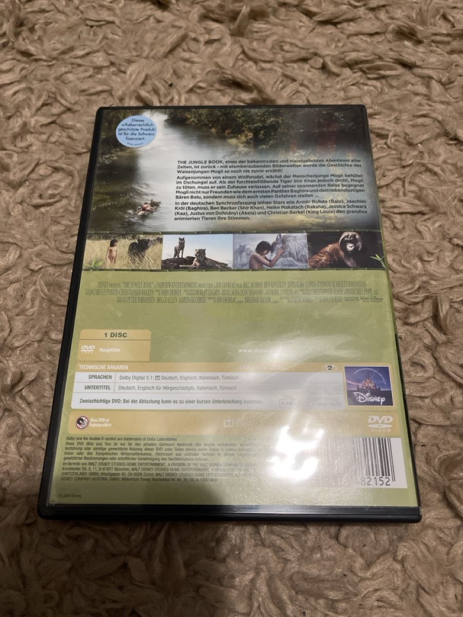 Tutti i DVDs: Disney's The Jungle Book DVD – Usato da Unterkulm venduto da AnoliOccasion 2