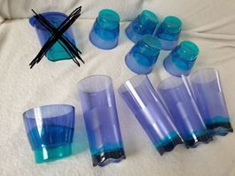 Tupperware Eleganzia blau, Becher