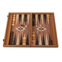 Backgammon en bois de réplique de noyer ( NEUF )