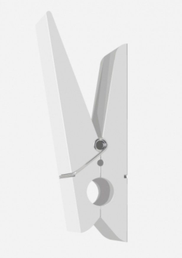 Ferramenta: White Wall Hook "PINCE ALORS" – Nuovo e nell'imballaggio originale da Zürich venduto da kasiaf